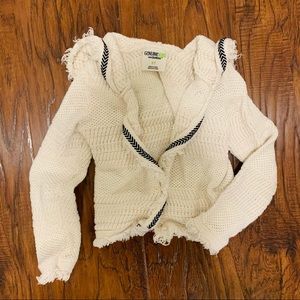 OshKosh B’gosh | Knit Fringe Detail Open Sweater